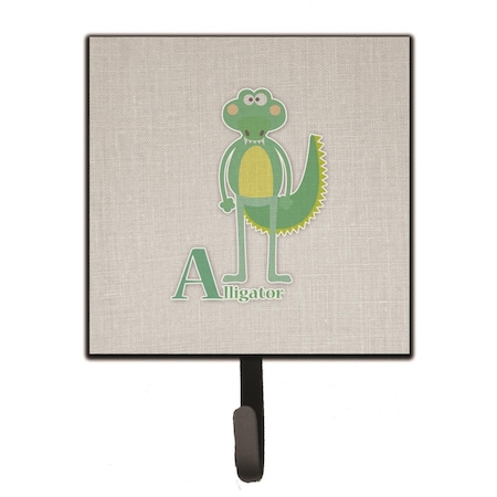 Carolines Treasures Alphabet A For Alligator Leash or Key Holder BB5726SH4